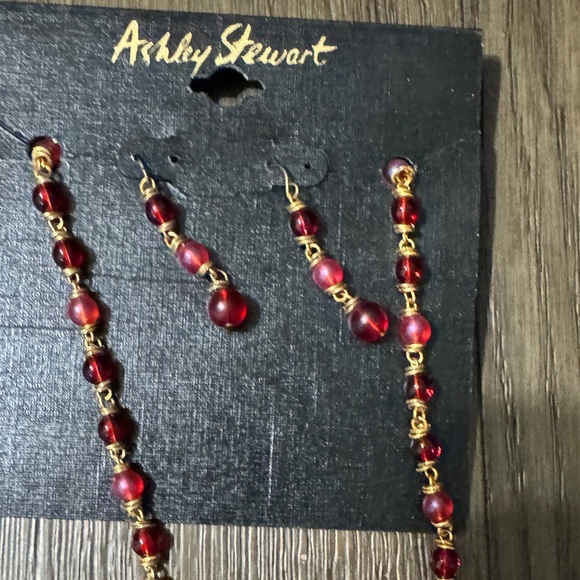 Vintage Ashely Stewart Necklace and Earring Set - Picture 5 of 5